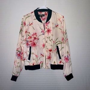 Floral Bomber Jacket